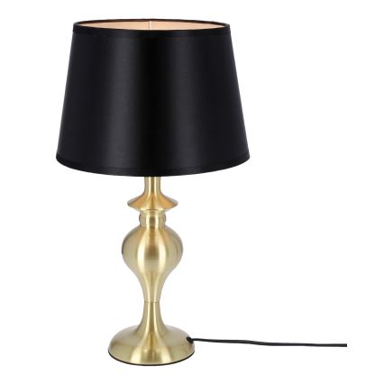 Tafellamp PRIMA GOLD 1xE27/60W/230V zwart/goud