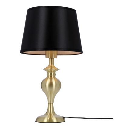 Tafellamp PRIMA GOLD 1xE27/60W/230V zwart/goud