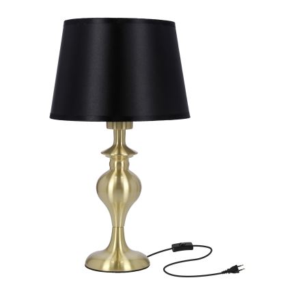 Tafellamp PRIMA GOLD 1xE27/60W/230V zwart/goud