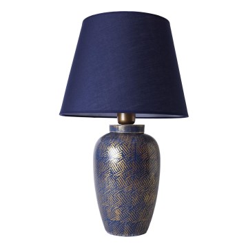 Tafellamp RAMZES 1xE27/40W/230V blauw