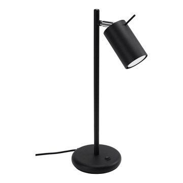 Tafellamp RING 1xGU10/10W/230V zwart