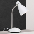 Tafellamp SCHOOL 1xE27/40W/230V wit/mat chroom