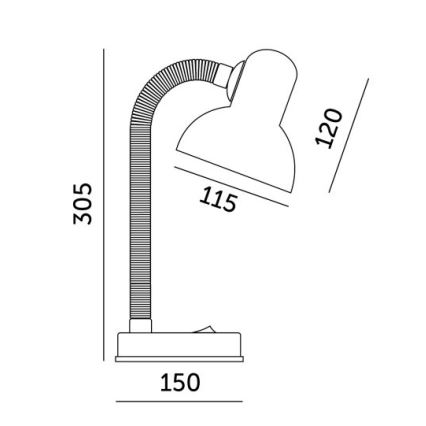 Tafellamp SMIESZEK 1xE27/40W/230V roze