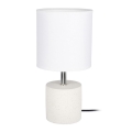 Tafellamp STRONG ROUND 1xE27/25W/230V beton