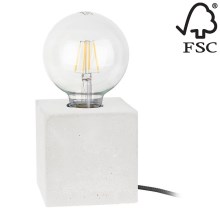 Tafellamp STRONG SQUARE 1xE27/25W/230V - FSC-gecertificeerd