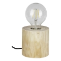 Tafellamp TRABO 1xE27/25W/230V dennenhout