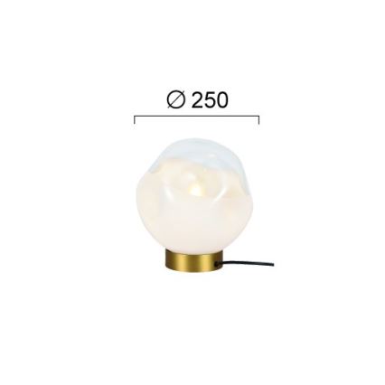Tafellamp VANA 1xE27/40W/230V crème/goud