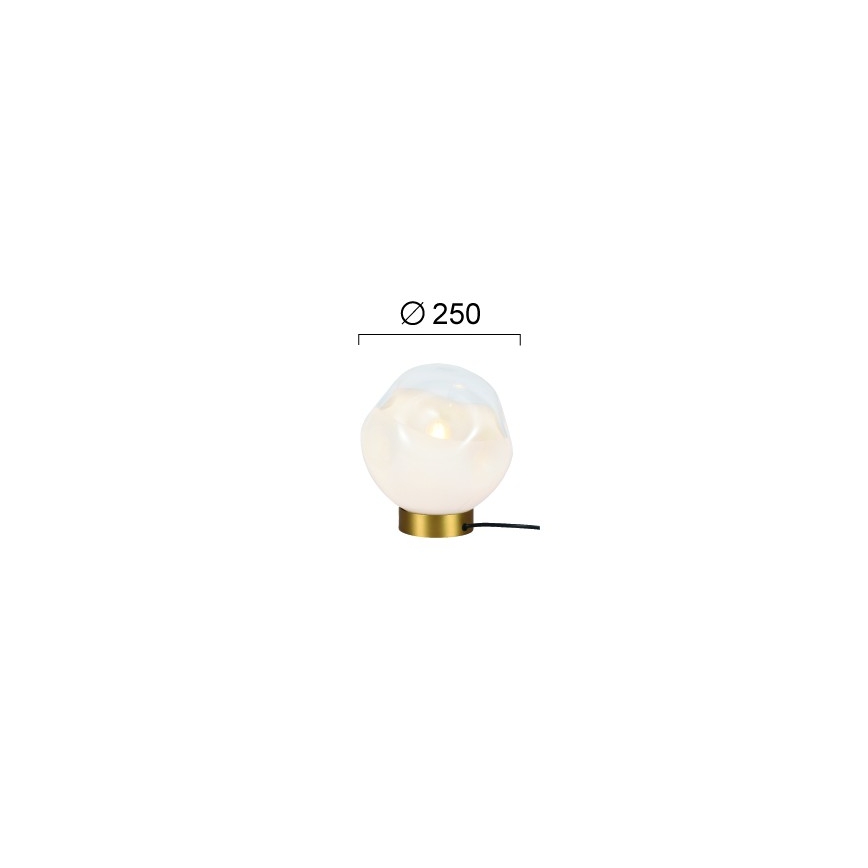 Tafellamp VANA 1xE27/40W/230V crème/goud