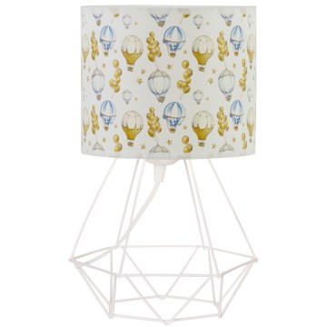 Tafellamp voor de kinderkamer KIDS ROOM 1xE27/60W/230V Ø 18 cm – met ballonnenmotief