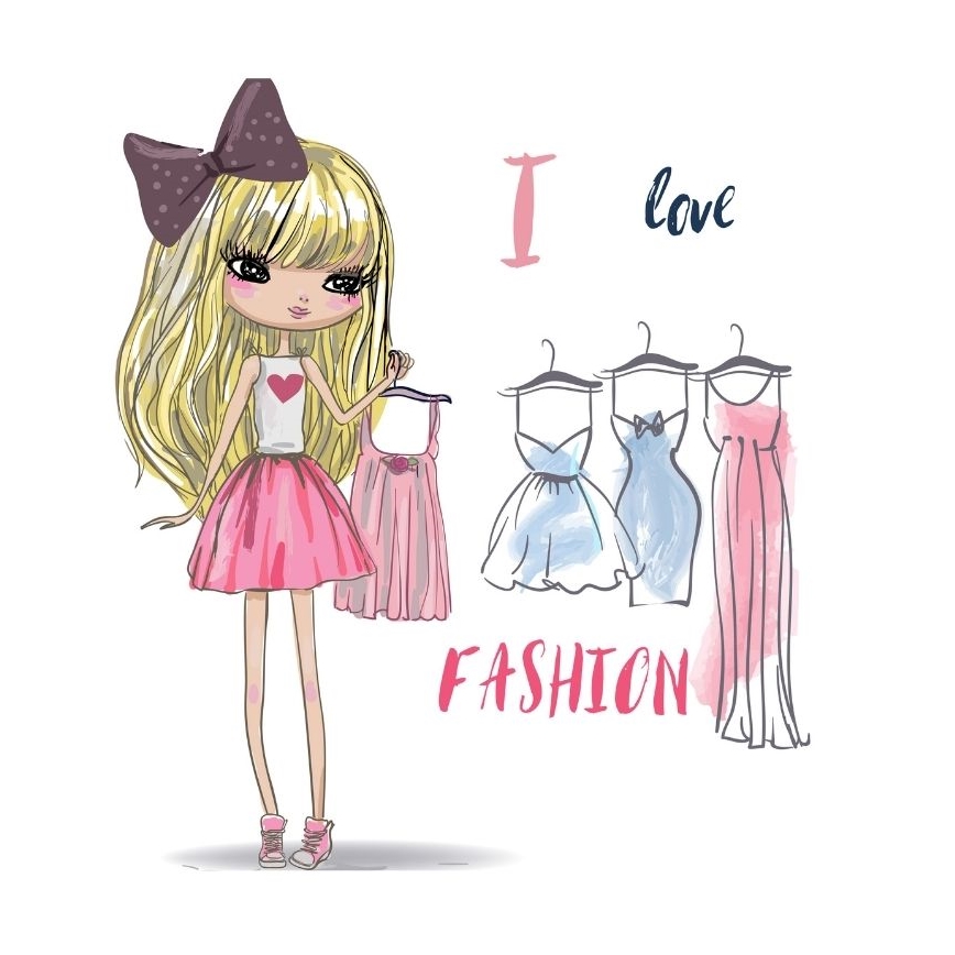 Tafellamp voor meisjes GIRLS VIBES 1xE27/60W/230V Ø 18 cm Ik hou van mode