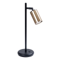 Tafellamp WINX 1xGU10/10W/230V zwart/goud