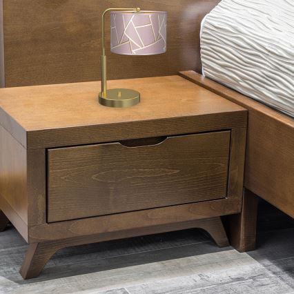 Tafellamp ZIGGY 1xE27/60W/230V roze/goud