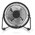 Tafelventilator 3W/USB 10 cm zwart