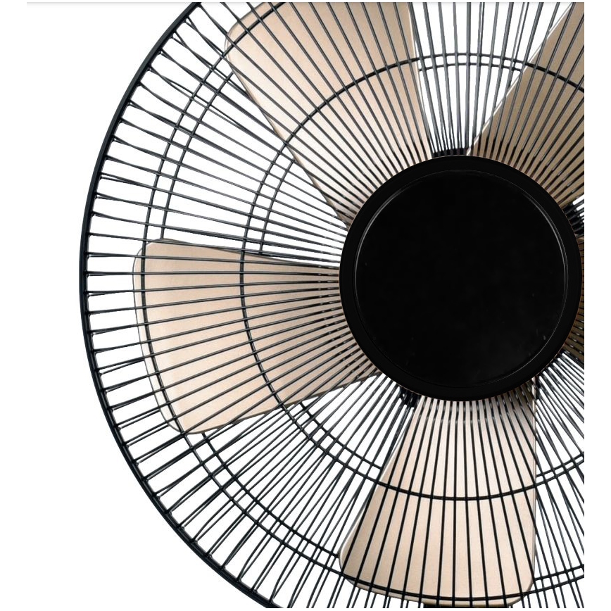 Tafelventilator 40W/230V diameter 35 cm zwart/goud