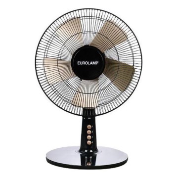 Tafelventilator 40W/230V Ø 35 cm zwart/goud