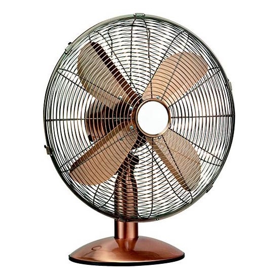 Tafelventilator 50W/230V diameter 30 cm koper
