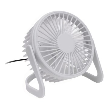 Tafelventilator USB diameter 15 cm wit