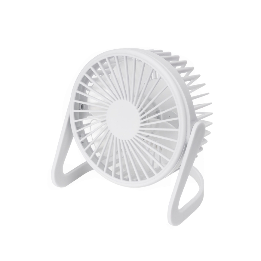 Tafelventilator USB diameter 15 cm wit
