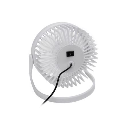 Tafelventilator USB diameter 15 cm wit