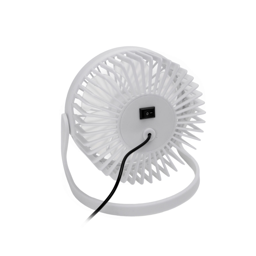Tafelventilator USB diameter 15 cm wit