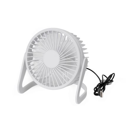 Tafelventilator USB diameter 15 cm wit
