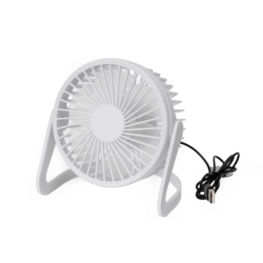 Tafelventilator USB diameter 15 cm wit