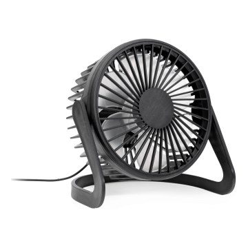 Tafelventilator USB diameter 15 cm zwart