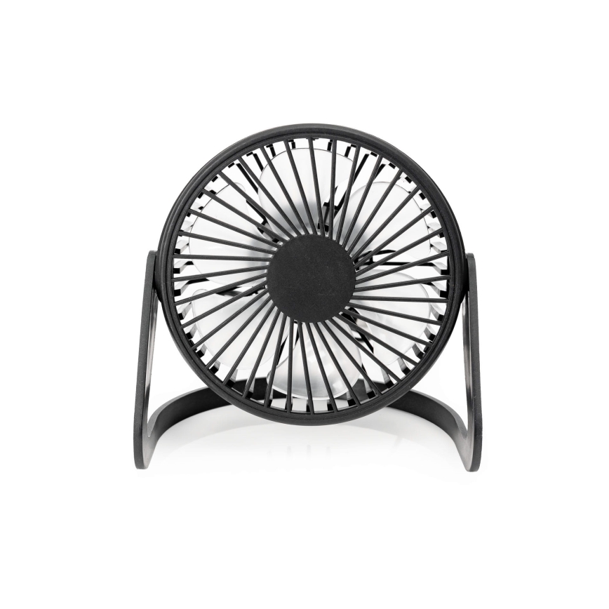 Tafelventilator USB diameter 15 cm zwart