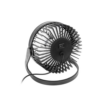 Tafelventilator USB diameter 15 cm zwart