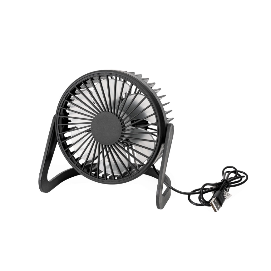 Tafelventilator USB diameter 15 cm zwart