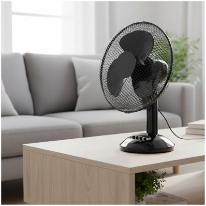 Tafelventilator VIENTO 40W/230V zwart