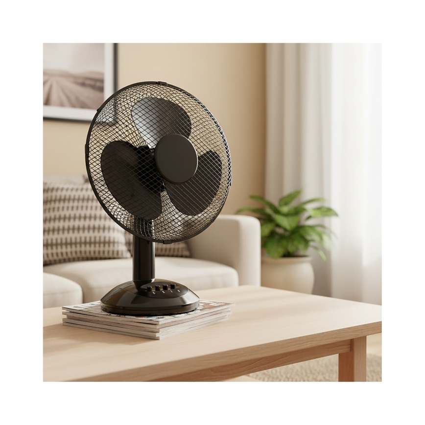 Tafelventilator VIENTO 40W/230V zwart