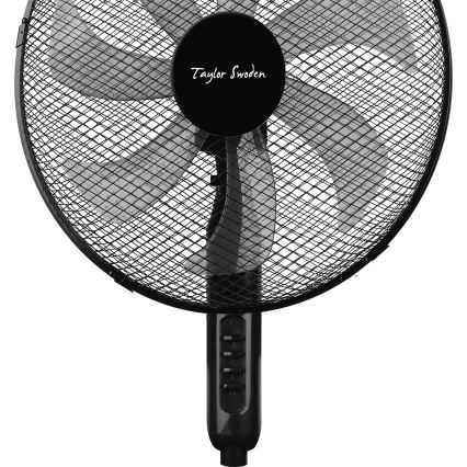 Taylor Swoden - Staande ventilator 50 W / 230 V, 122 cm, zwart