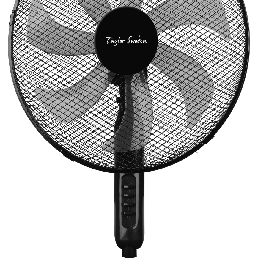 Taylor Swoden - Staande ventilator 50 W / 230 V, 122 cm, zwart