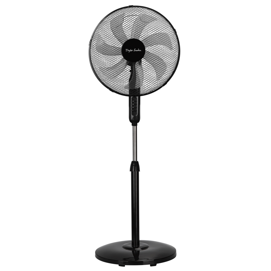 Taylor Swoden - Staande ventilator 50 W / 230 V, 122 cm, zwart