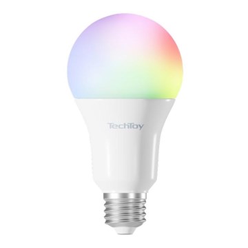 TechToy - Dimbare LED RGB Smart Lamp E27/11W/230V 2700-6500K Wi-Fi
