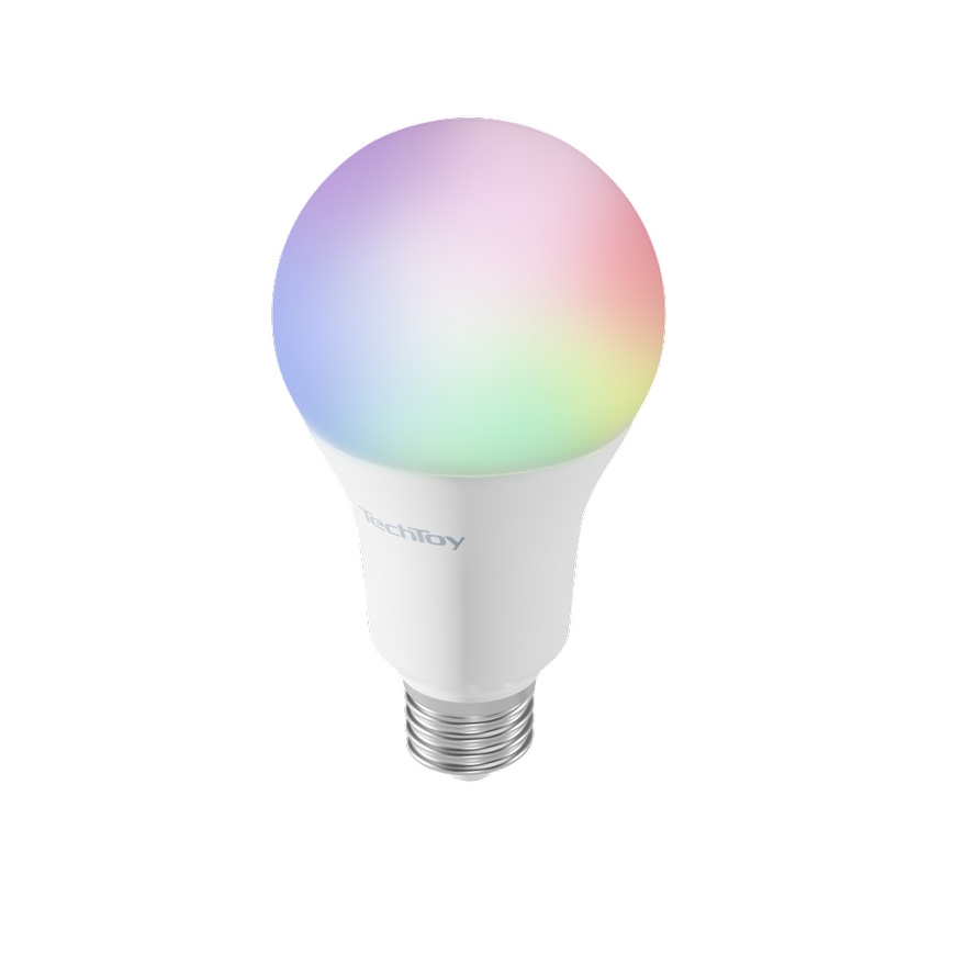 TechToy - Dimbare LED RGB Smart Lamp E27/11W/230V 2700-6500K Wi-Fi