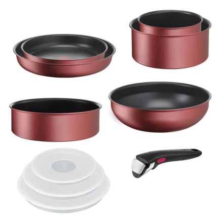 Tefal - 10-delige pannenset INGENIO DAILY CHEF koperkleurig