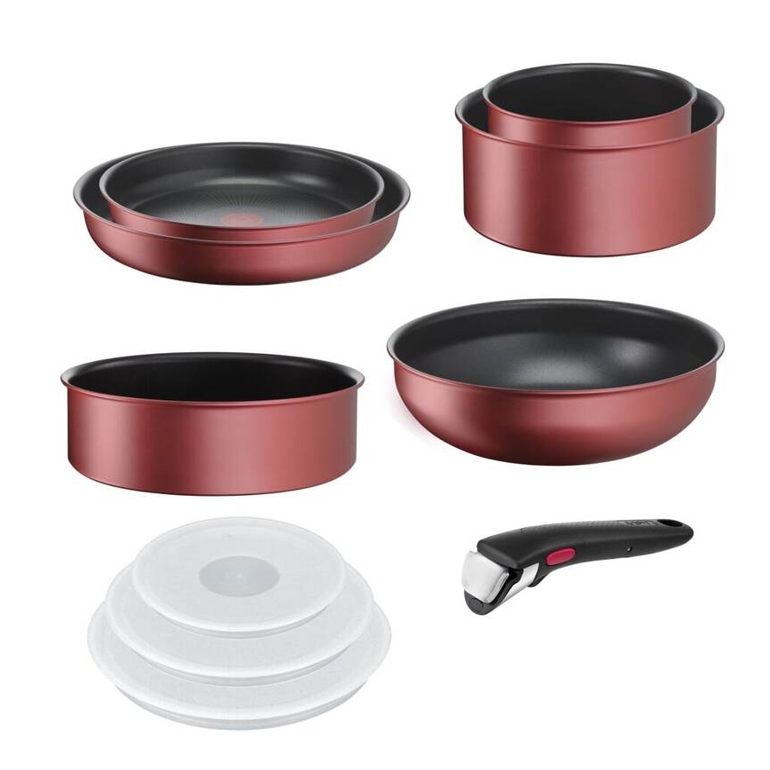 Tefal - 10-delige pannenset INGENIO DAILY CHEF koperkleurig