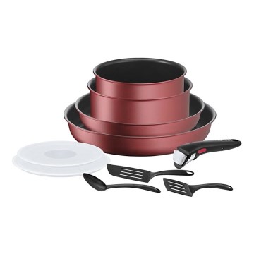 Tefal - 10-delige pannenset INGENIO DAILY CHEF koperkleurig