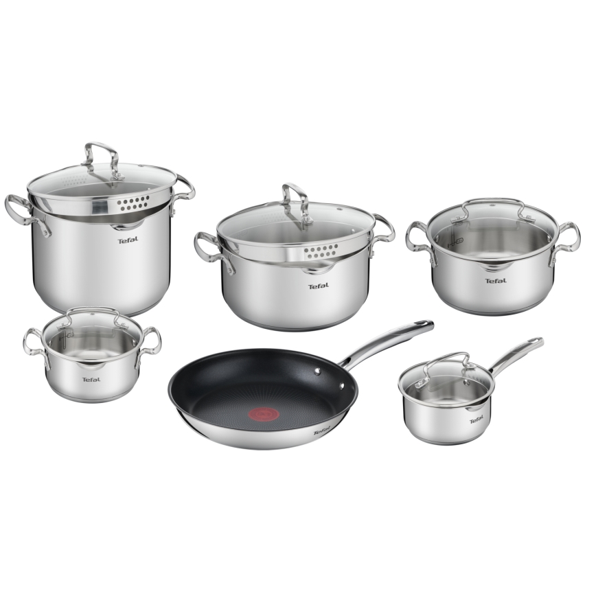 Tefal - 11-delige pannenset DUETTO+