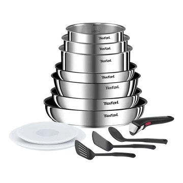 Tefal - 13-delige pannenset INGENIO EMOTION roestvrij staal