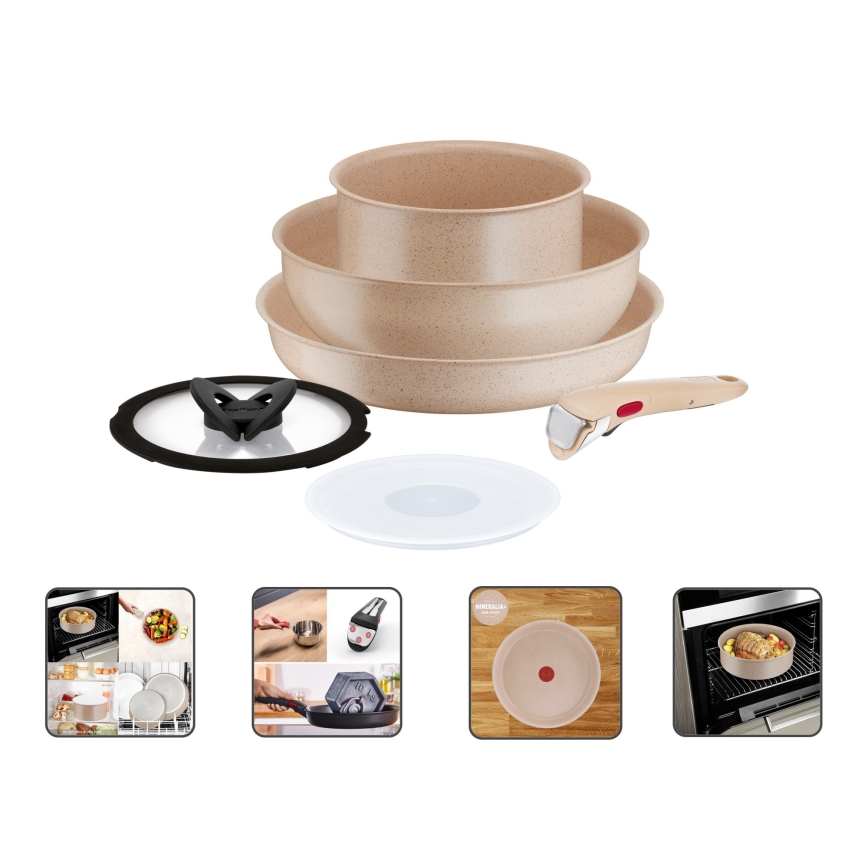 Tefal - 17-delige pannenset INGENIO DELIGHT