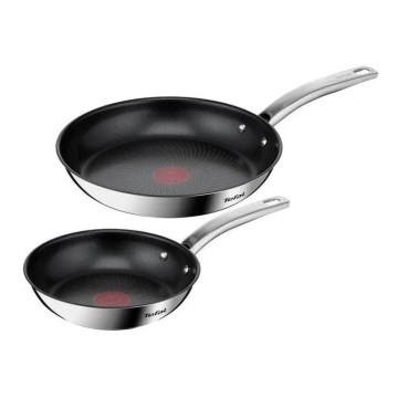 Tefal - 2-delige set koekenpannen INTUITION 20/26 cm