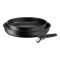 Tefal - 3-delige pannenset INGENIO BLACK STONE