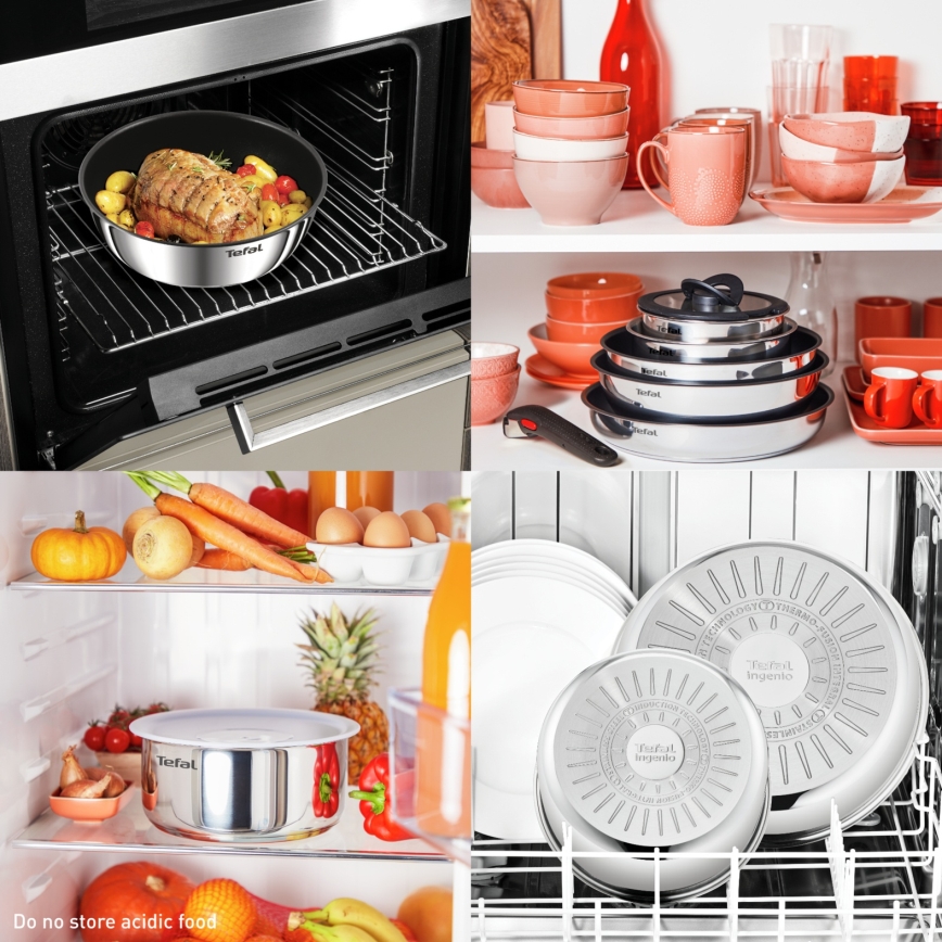 Tefal - 4-delige pannenset EMOTION MAX