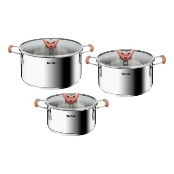Tefal - 6-delige pannenset OPTI'SPACE