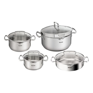 Tefal - 8-delige pannenset DUETTO+