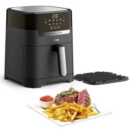 Tefal - Air fryer 4,2 l EASY FRY&GRILL 2in1 1550W/230V zwart