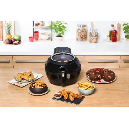Tefal - Air fryer ACTIFRY GENIUS DUAL MOTION 1,2l 1350W/230V zwart